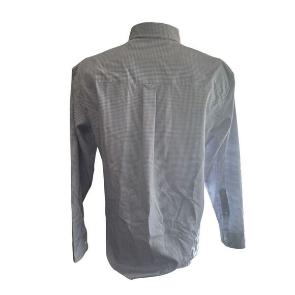 Pendleton Men’s Size Large L Button Down Long Sleeve Shirt Blue White - Picture 2 of 3